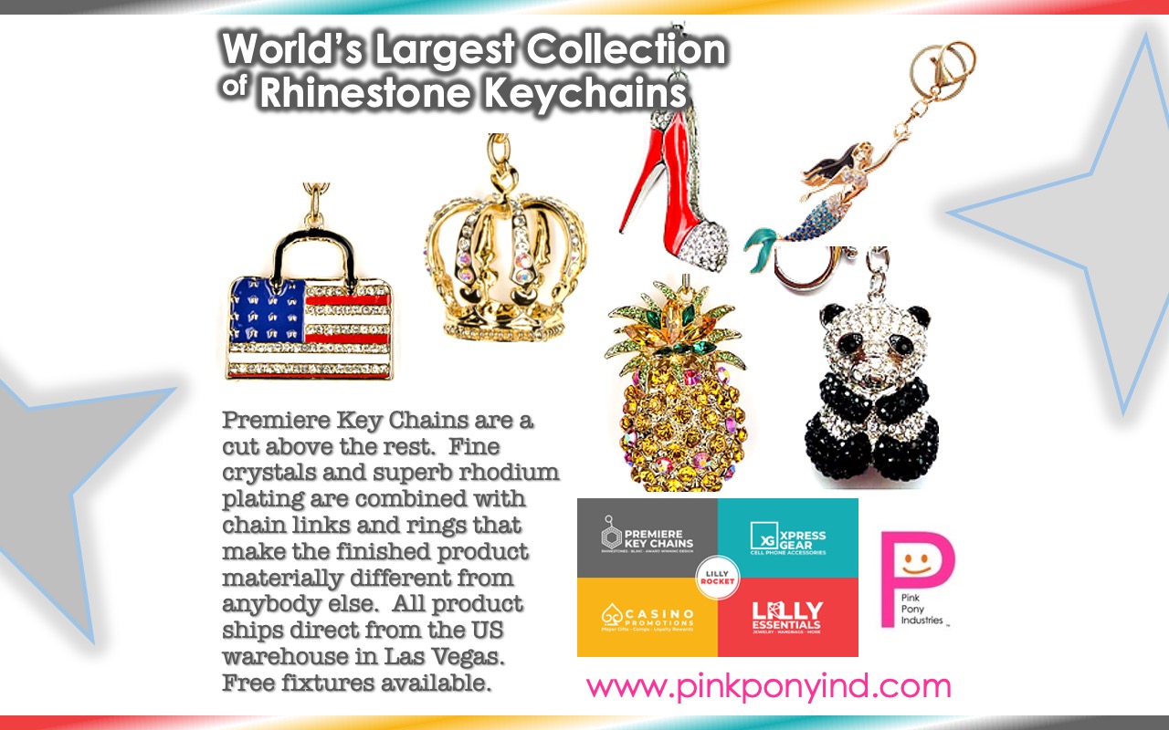 Like a Rhinestone Key Chain | Pink Pony Industries